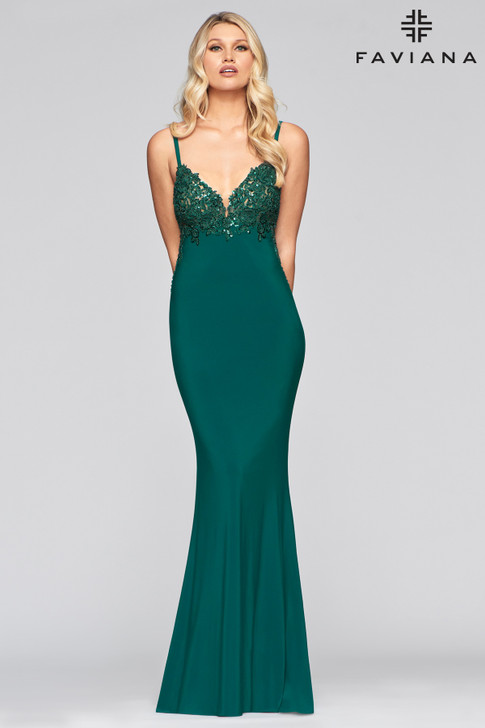 Faviana S10469 Jersey Dress