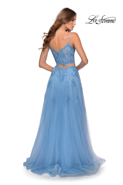 La Femme 28271 two piece prom dress