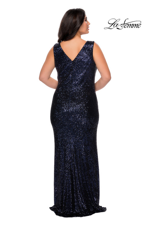 La Femme Curve 28770 Plus Size Prom Dress