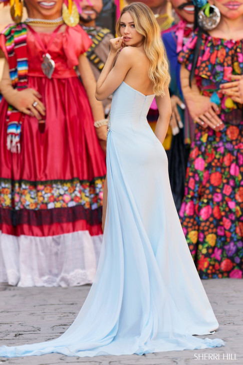 Sherri Hill 55315 Cape Prom Dress