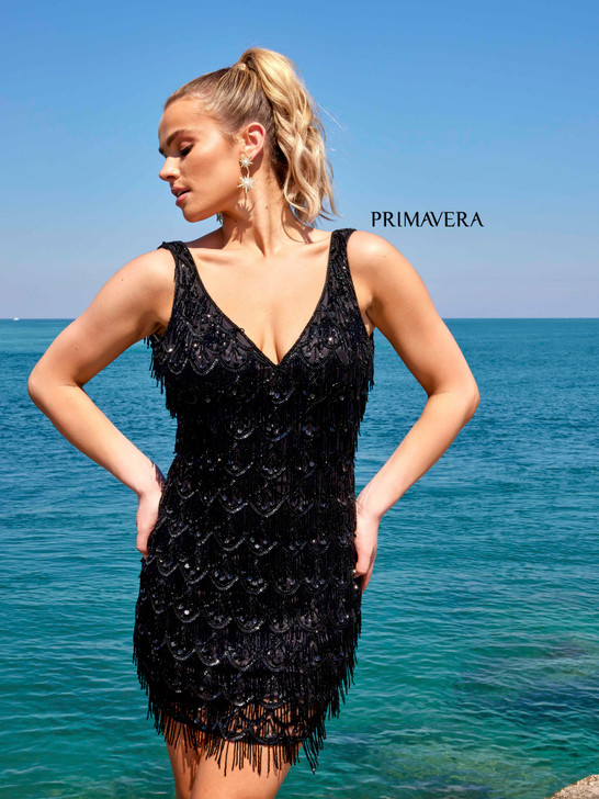 Primavera 4042 short sequin dress