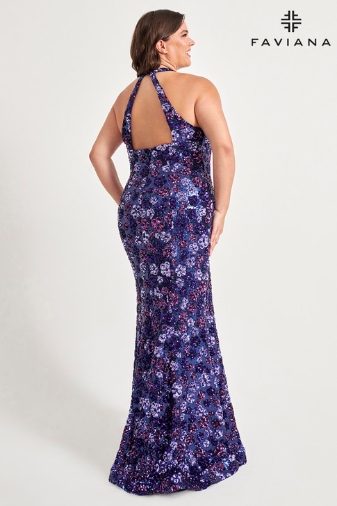 Faviana 9560 Plus Size Prom Dress