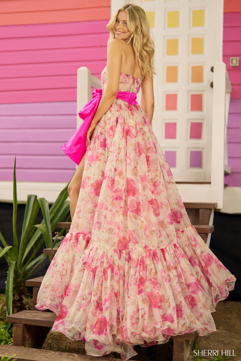 Sherri Hill 56110 Floral Print Dress