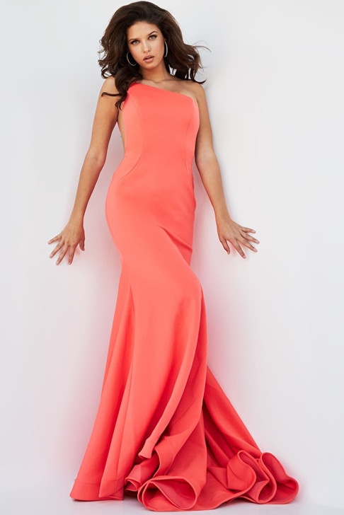 JVN by Jovani JVN06763 One Shoulder Dress