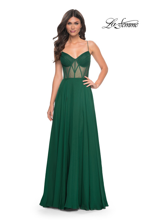 La Femme 32296 Chiffon Dress