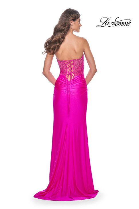 La Femme 32326 Strapless Dress