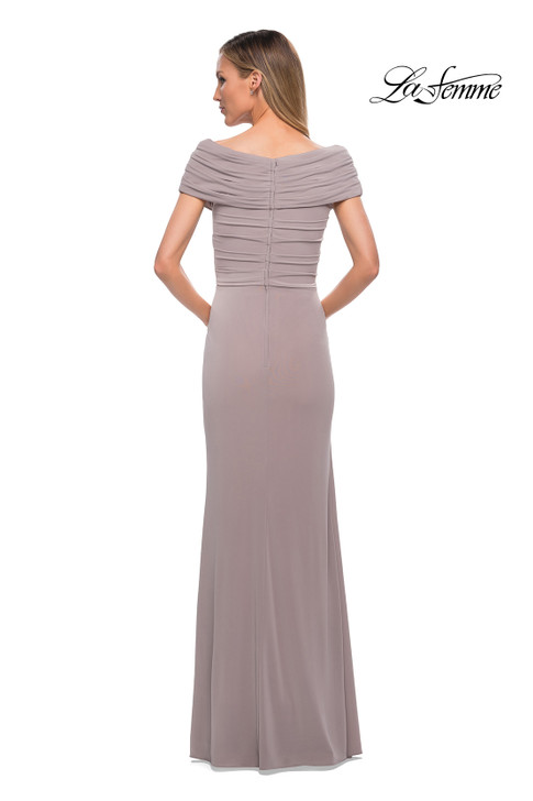 La Femme 26519 Ruched Jersey Mother of the Bride Dress