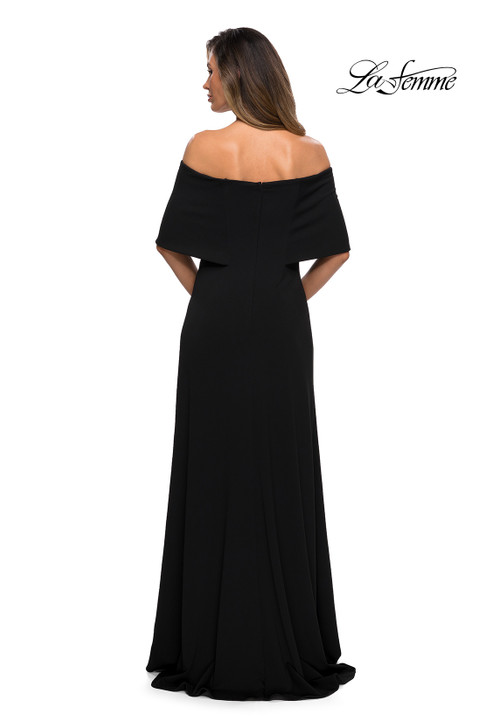 La Femme 28209 Off the Shoulder Mother of the Bride Dress