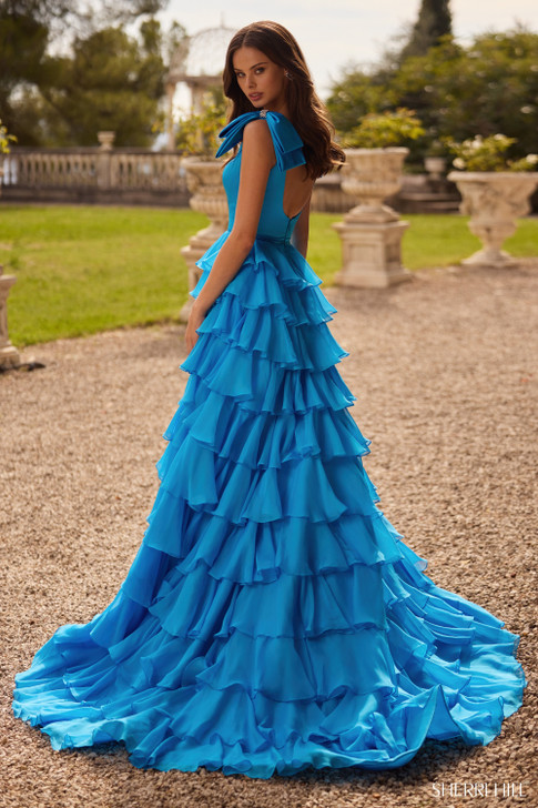 Sherri Hill 57215 Ruffle Ballgown Dress