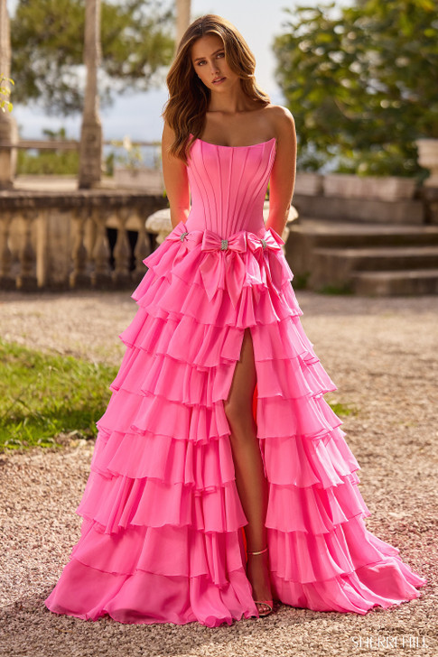 Sherri Hill 57225 Ruffle Ballgown Dress