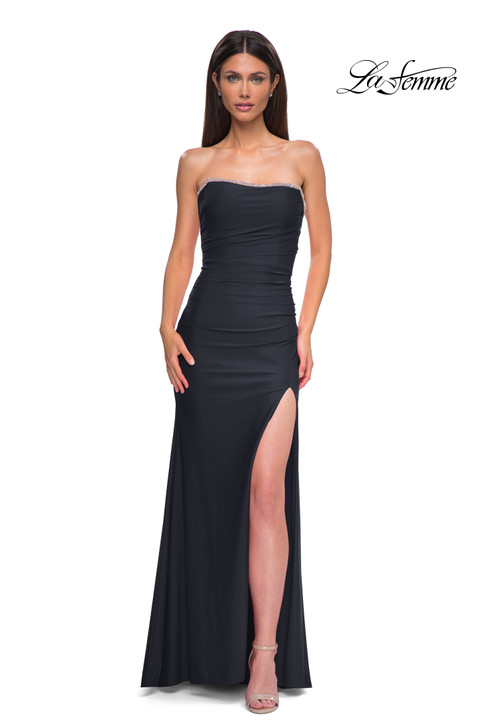 La Femme 32931 Strapless Dress