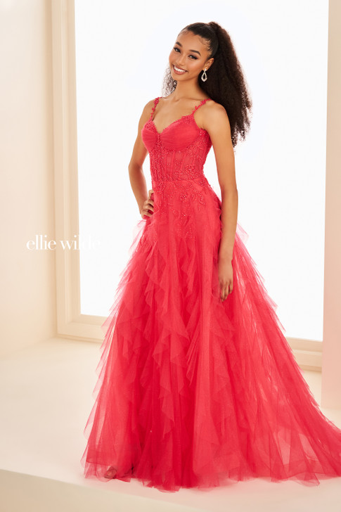 Ellie Wilde EW37031 prom dress