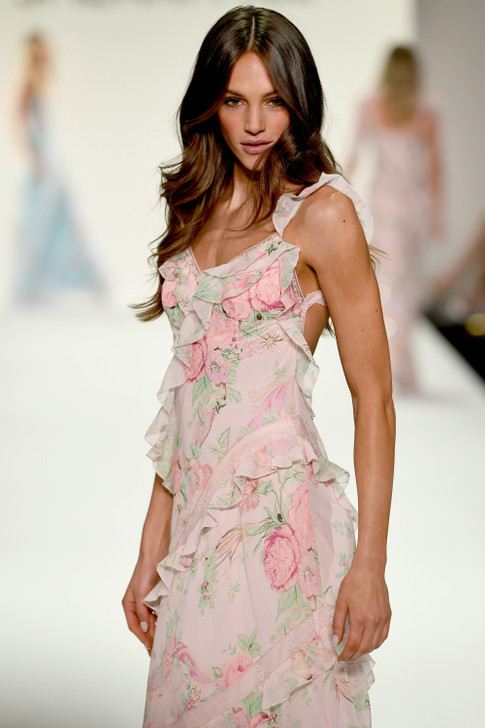 Sherri Hill 57782 Floral Ruffle Dress 