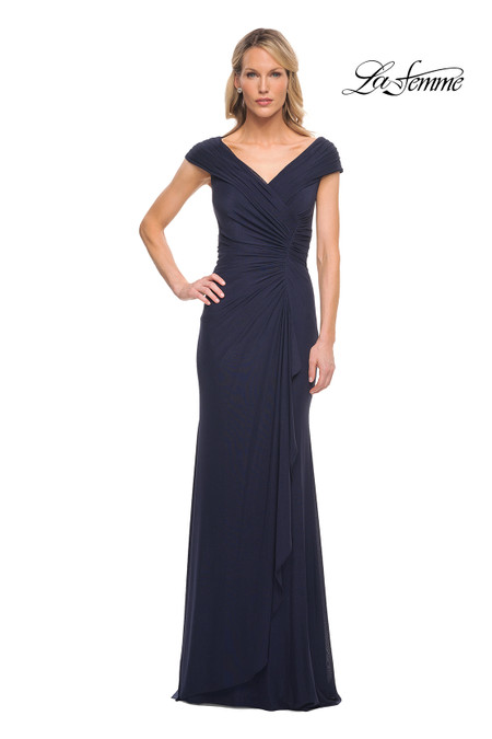 chinese dress ladies La Femme Long Simple Formal Prom Dress main image 0
