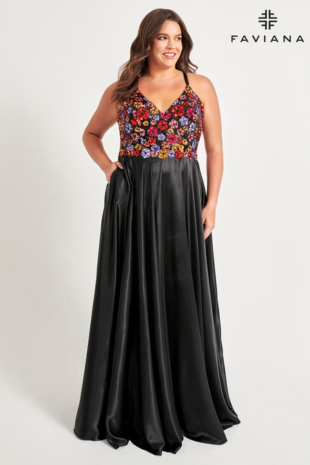 Faviana Plus Sizes Dress 9535