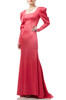 SCOOP NECK FLOOR LENGTH DRESS BAN1909-0973