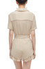 BUTTON DOWN BELTED ROMPER BAN2011-0163
