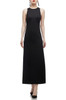 ROUND NECK WITH SEE THROUGH BACK DRESS BAN2011-0540