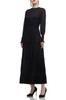 ROUND NECK ANKLE LENGTH DRESS BAN2011-0692