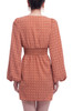 V-NECK WITH BOUFFANT SLEEVE BUTTON DOWN DRESS BAN2105-0182