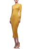 HIGH NECK MID-CALF PENCIL DRESS BAN2106-0435-Y