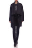 ZIP UP FRONT WITH COWL NECK OVERCOAT BAN2108-0273