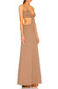 CAMISOLE WITH CHAIN ON THE WAIST FLOOR LENGTH DRESS P2111-0135