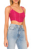 TIE ON THE SHOULDER CAMISOLE BUSTIER TOP BAN2203-0161