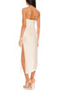 CAMISOLE WITH SLIT ON THE SIDE MID-CALF DRESS P2112-0099