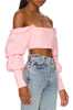 OFF THE SHOULDER CROPPED TOP BAN2204-0756