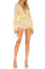 DEEP V-NECK WITH BELL SLEEVE ROMPERS BAN2204-0361