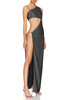 HIGH SLIT ASIDE ANKLE LENGTH DRESS BAN2210-0134