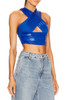 CROSS FRONT AND BACK CROPPED TOP BAN2211-1216