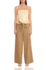 LOW WAISTED ANKLE LENGTH BELTED PANTS BAN2210-0728