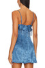 CAMISOLE WITH BEADING FRINGE A-LINE DRESS BAN2306-0659