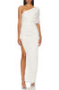 ONE SHOULDER WITH SLIT ON THE SIDE FLOOR LENGTH DRESS BAN2306-0302