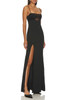 HIGH SLIT ASIDE SLIP DRESS BAN2305-0872