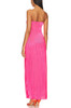 STRAPLESS WITH SLIT ON THE SIDE ANKLE LENGTH DRESS BAN2305-0214