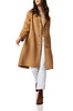 BUTTON DOWN FRONT BELTED OVERCOAT BAN2307-0352