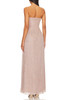 STRAPLESS WITH SLIT ASIDE DRESS BAN2308-0113