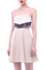STRAPLESS WITH SMOCK BACK DRESS BAN2202-0480