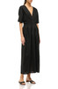 V-NECK SEMI-CIRCULAR MID-CALF DRESS BAN2311-0388