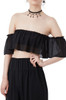 OFF THE SHOULDER CROPPED TOPS P1710-0256