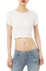 ROUND NECK CROPPED TOPS P1703-0027