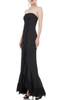 STRAPLESS WITH SLIT FRONT ASYMETRICAL DRESS P1807-0038-PB