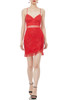 HIGH WAISTED STRAP ABOVE-THE-KNEE LENGTH DRESSES P1805-0173-NR