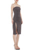 STRAPLESS WITH SLIT ASIDE DRESS P1807-0224-PS