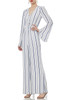 V-NECK WITH TIE FRONT JUMPSUITS PS1807-0023