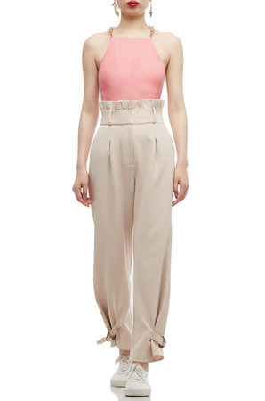 HIGH WAISTED ANKLE LENGTH PANTS BAN1907-0816