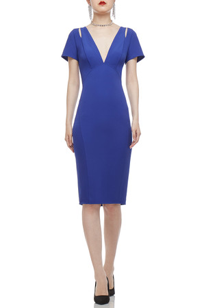 V-NECK PENCIL DRESS BAN1910-0549